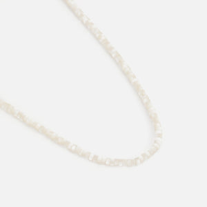 Perlenkette Weiß Silber Perlenkette Weiß Silber