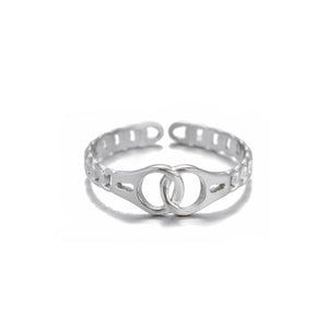 Ring Connected Silber Ring Connected Silber