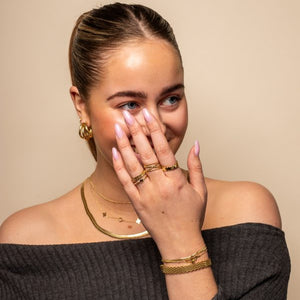 Ring Croissant Gold Ring Croissant Gold