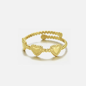 Ring drei Herzen Gold Ring drei Herzen Gold