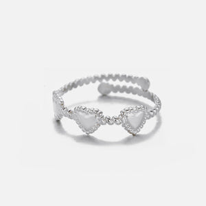 Ring drei Herzen Silber Ring drei Herzen Silber