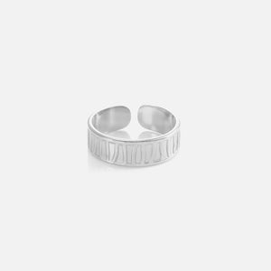 Ring fancy stripes Silber Ring fancy stripes Silber