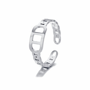 Ring Goodlife-Gliedern Silber Ring Goodlife-Gliedern Silber