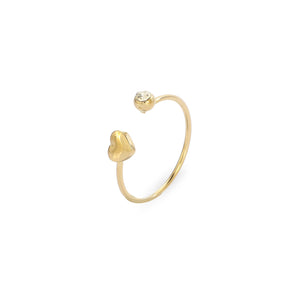 Ring Herz Stein Gold Ring Herz Stein Gold