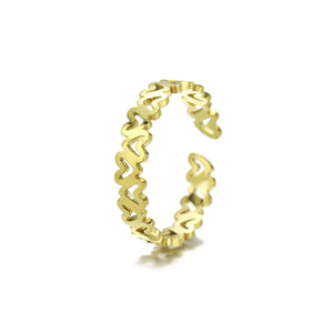 Ring Herzchen Gold Ring Herzchen Gold