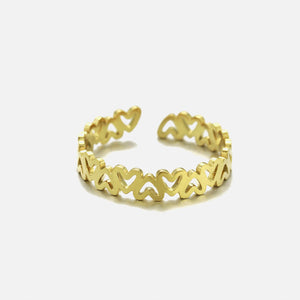 Ring Herzchen Gold Ring Herzchen Gold