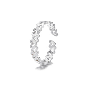 Ring Herzchen Silber Ring Herzchen Silber