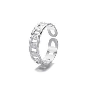 Ring kleinen Gliedern Silber Ring kleinen Gliedern Silber