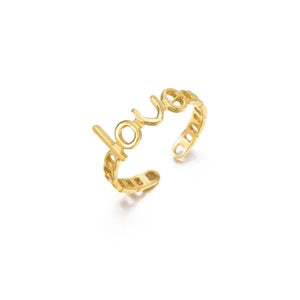 Ring LOVE Gold Ring LOVE Gold