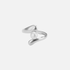Ring Perle geformt Silber Ring Perle geformt Silber