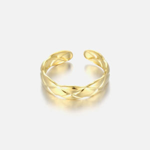 Ring Rautenmuster Gold Ring Rautenmuster Gold