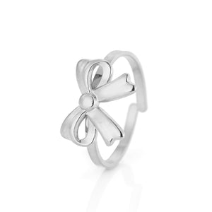 Ring Schleife Silber Ring Schleife Silber