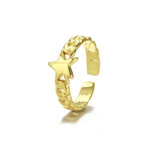 Ring Stern-Gliedern Gold Ring Stern-Gliedern Gold