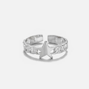 Ring Stern-Gliedern Silber Ring Stern-Gliedern Silber