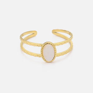 Ring weißer Stein Gold Ring weißer Stein Gold