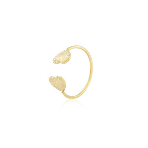 Ring zwei Herzen Gold Ring zwei Herzen Gold