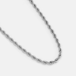 Rope Kette 4 mm Silber Rope Kette 4 mm Silber