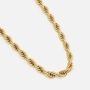 Rope Kette 8 mm Gold Rope Kette 8 mm Gold
