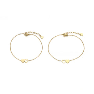 Set Armbändern immer verbunden Gold Set Armbändern immer verbunden Gold