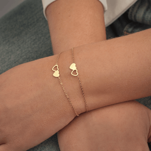 Set Armbändern immer verbunden Gold Set Armbändern immer verbunden Gold