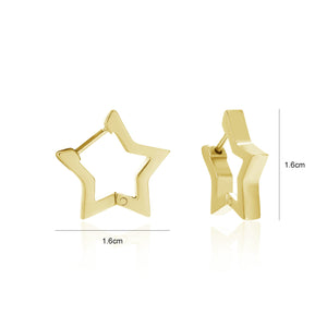 Ster Ohrstecker Gold Ster Ohrstecker Gold