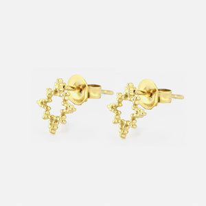 Sternohrstecker mit Kügelchen Gold Sternohrstecker mit Kügelchen Gold