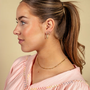 Strass Hoops Gold Strass Hoops Gold