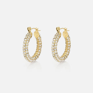 Strass Hoops Gold Strass Hoops Gold