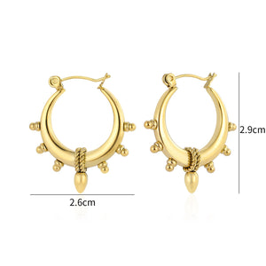 Tropical Boho Ohrringe Gold Tropical Boho Ohrringe Gold