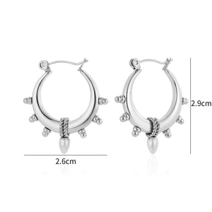 Tropical Boho Ohrringe Silber Tropical Boho Ohrringe Silber