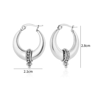 Zen Bali Hoops Silber Zen Bali Hoops Silber
