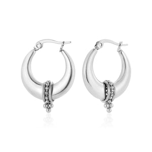 Zen Bali Hoops Silber Zen Bali Hoops Silber
