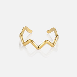 Ring Fancy Curved Gold