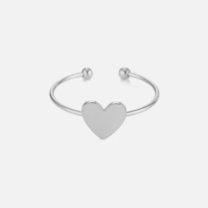 Basic Herzring Silber