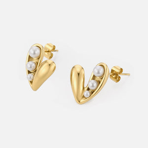 Ohrrstecker Loved Pearls Gold