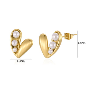 Ohrrstecker Loved Pearls Gold