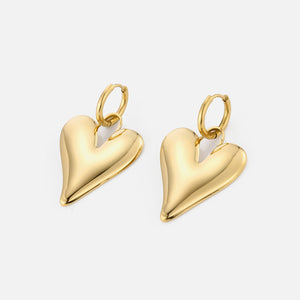 Ohrringe Lux Herz Gold