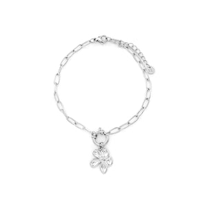Armband Blume Silber