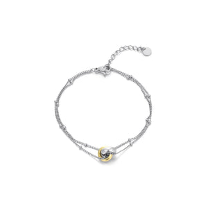 Armband connected Silber