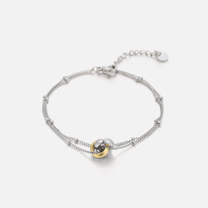 Armband connected Silber