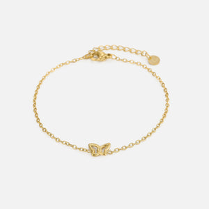 Armband geformter Schmetterling Gold