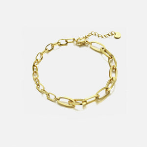 Armband großen/ kleinen Gliedern Gold