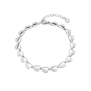 Armband halbe Herzen Silber