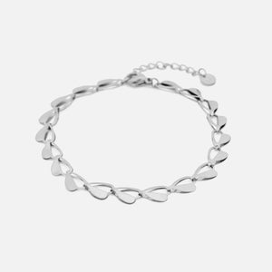 Armband halbe Herzen Silber