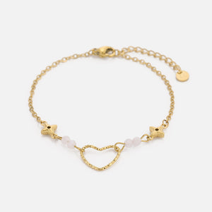 Armband Herz Stern Gold
