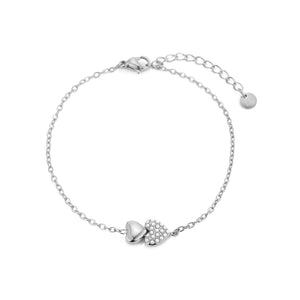 Armband Loved Heart Silber