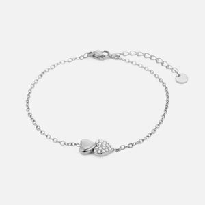 Armband Loved Heart Silber