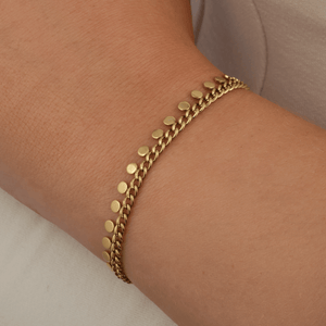 Armband mit Münzen Gold