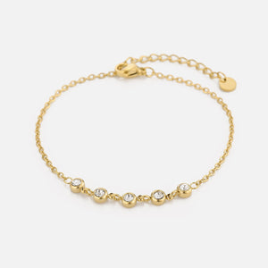Armband mit Zirkonia Gold