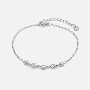 Armband mit Zirkonia Silber